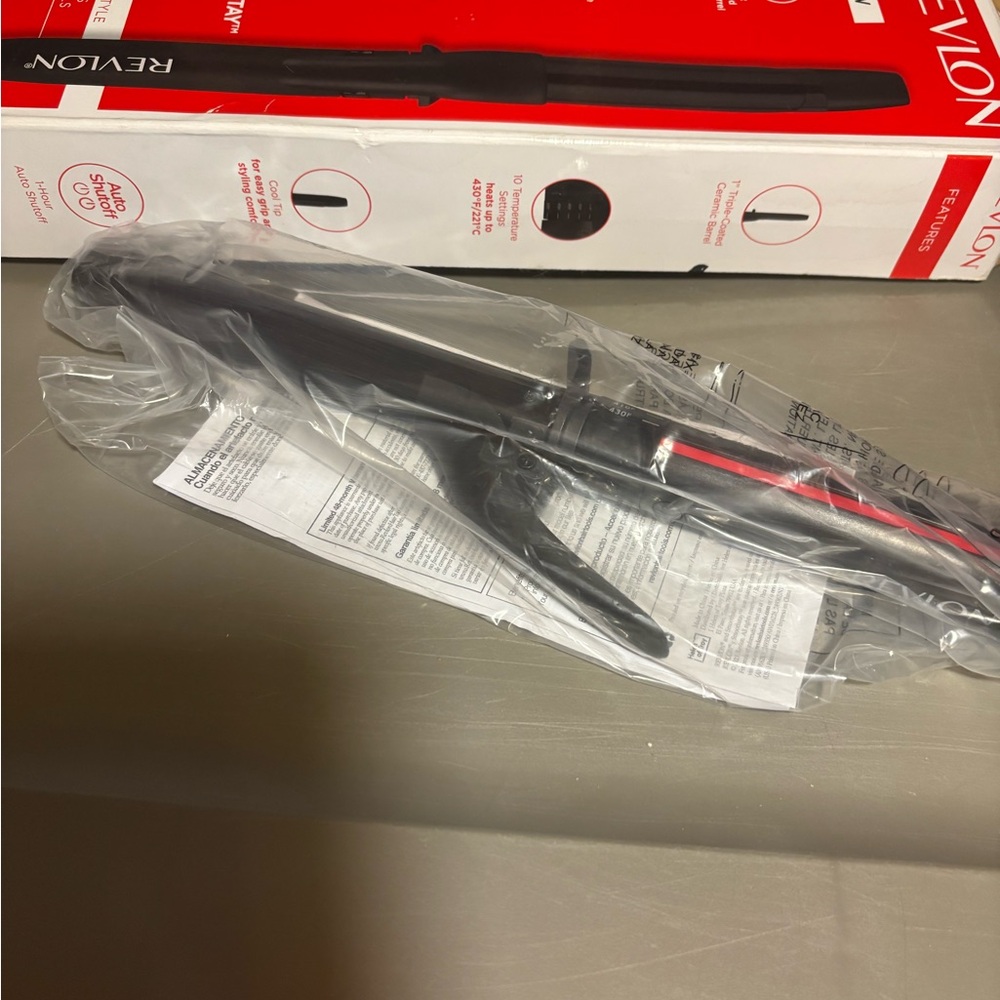 Revlon SmoothStay Black Curling Iron